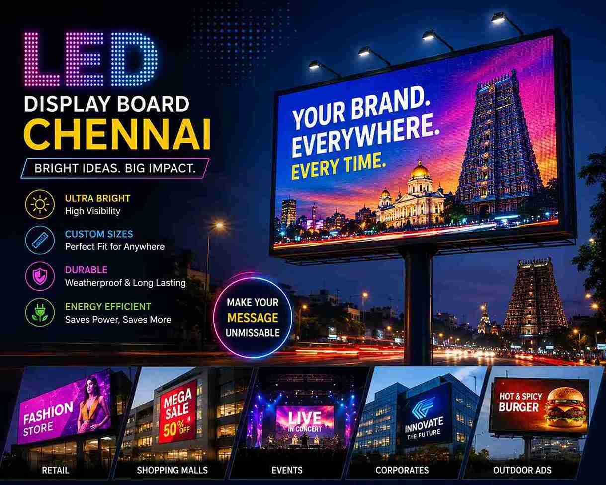 LED Display Board Chennai